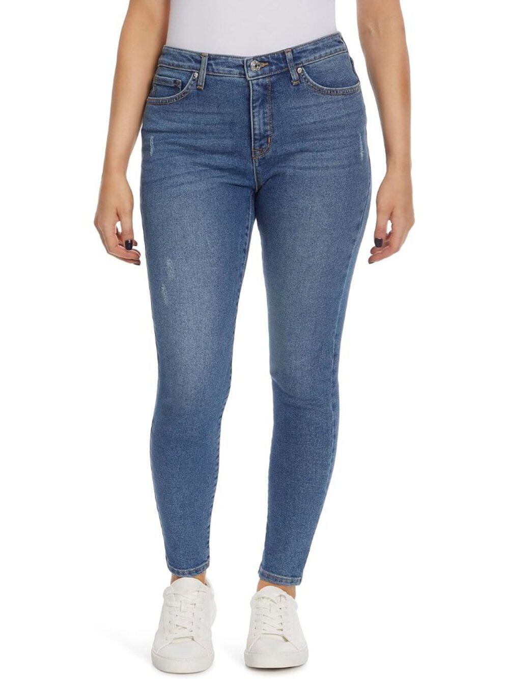 Nine West Womens Curvy Hr Skinny Jean - size 8 color "Jules"